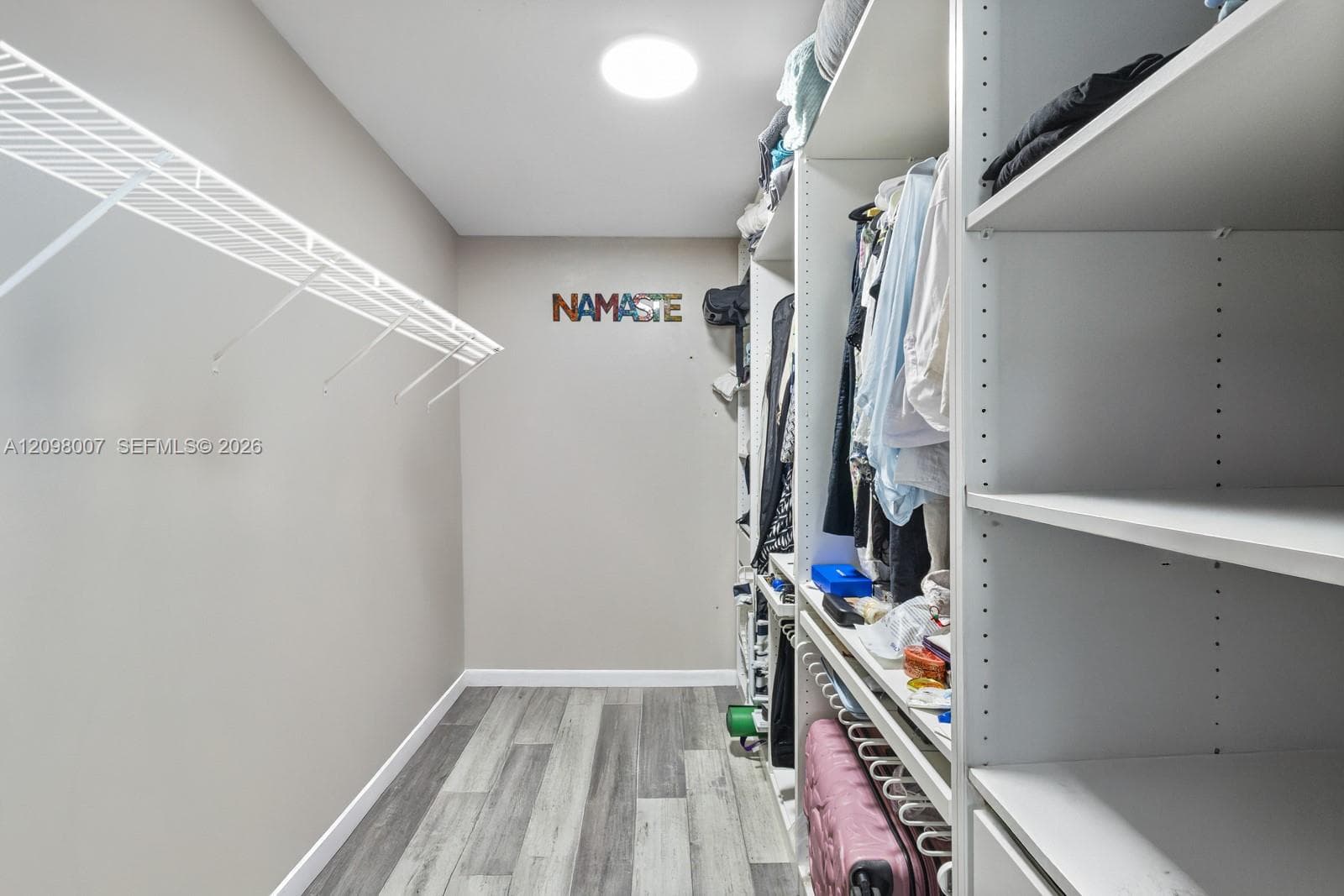 Huge walk-in closet