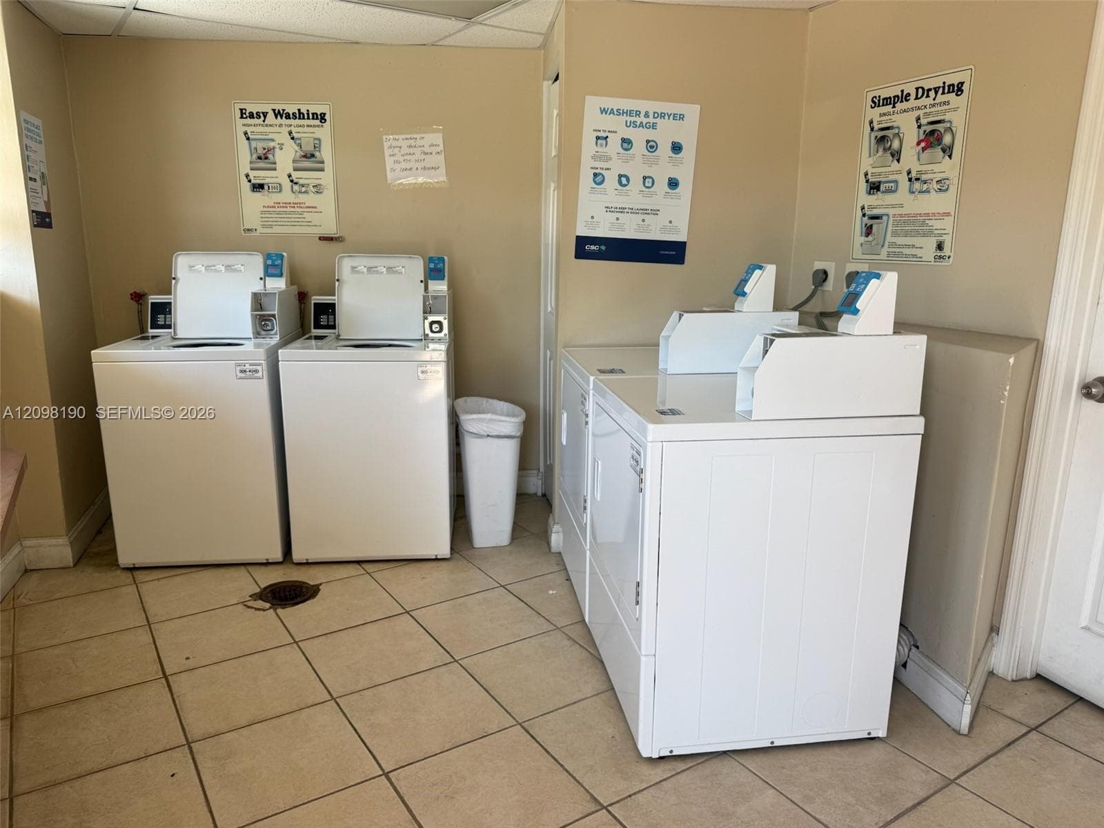 Onsite laundry