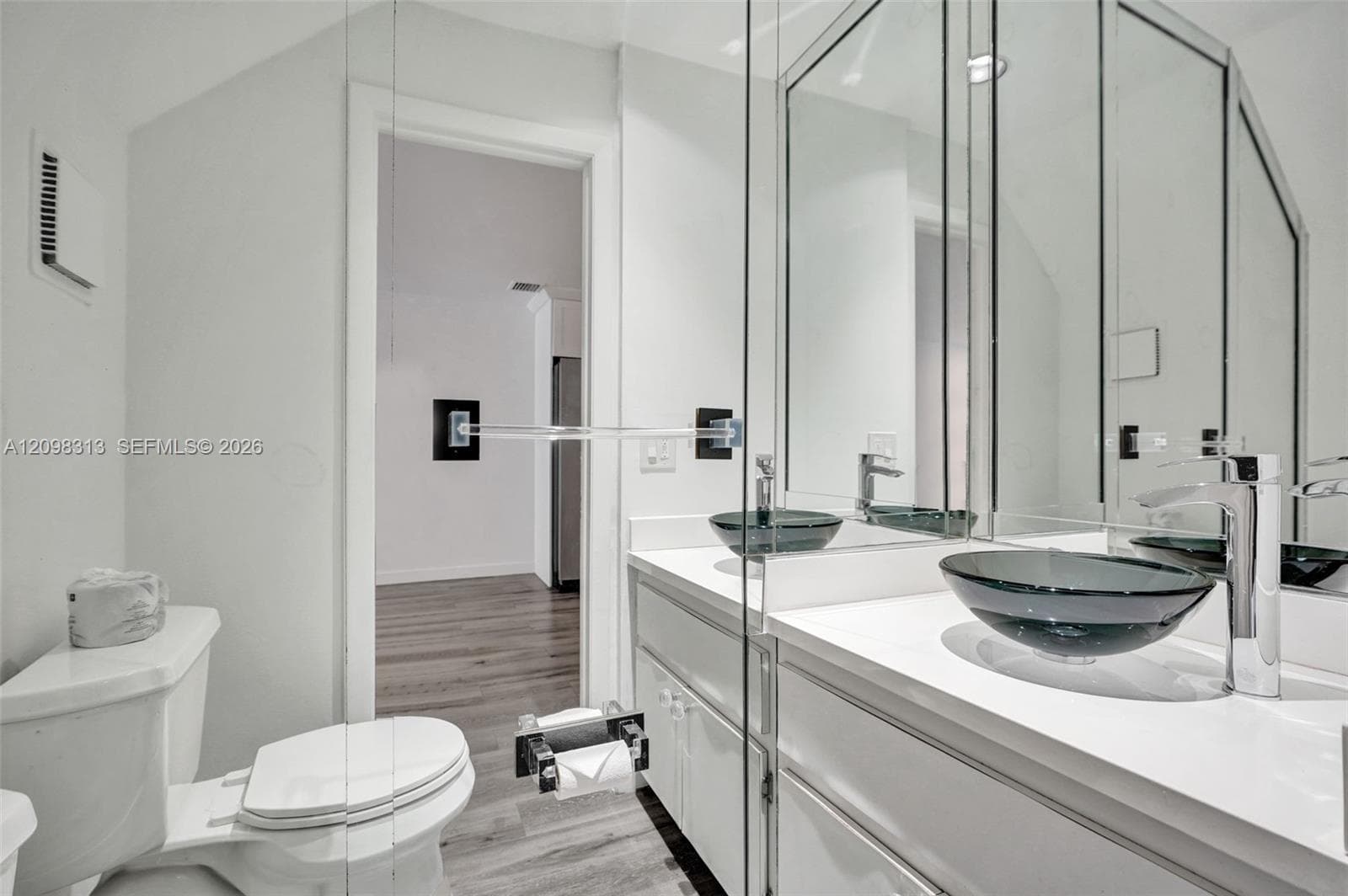 First floor half bathroom