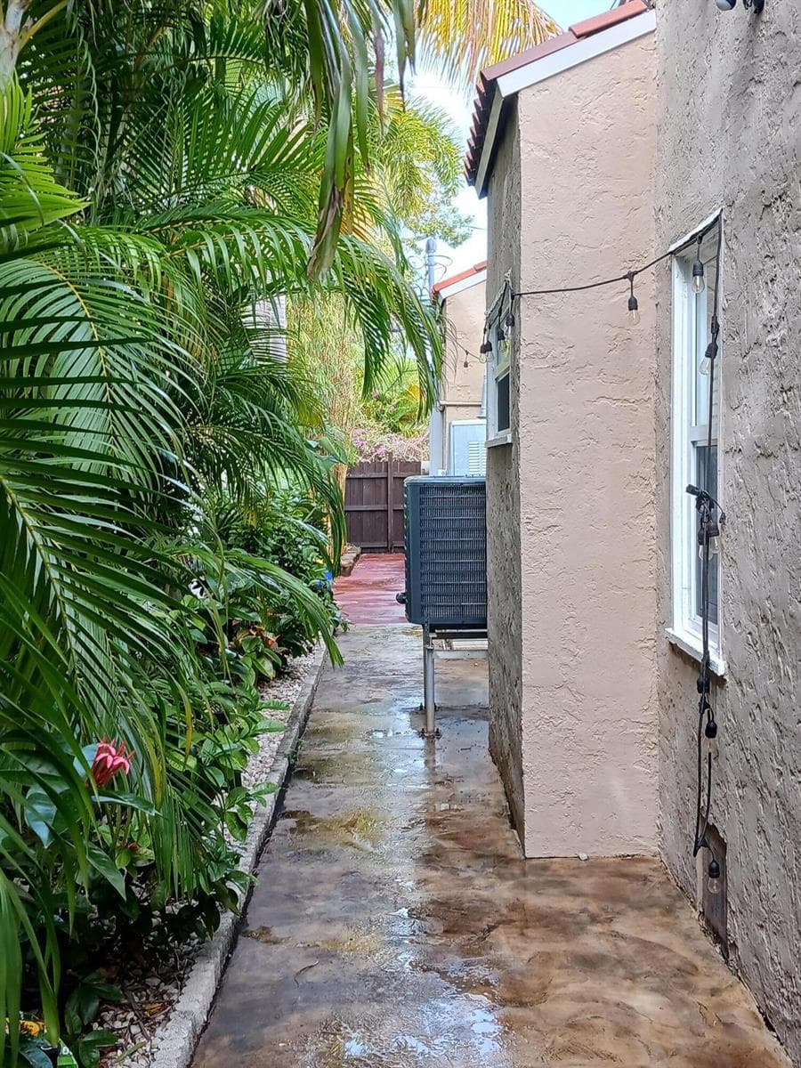 ENTRANCE TO COTTAGE