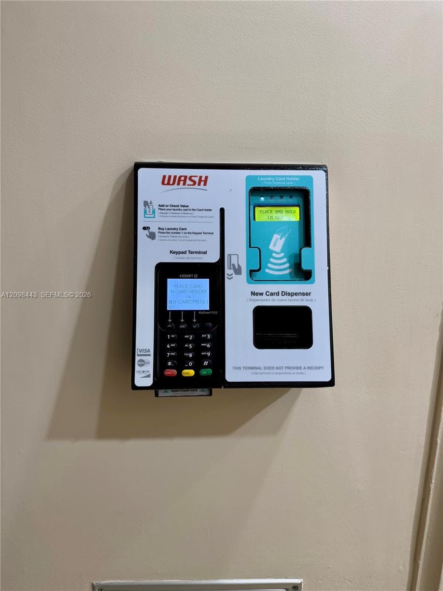 Laundry card device