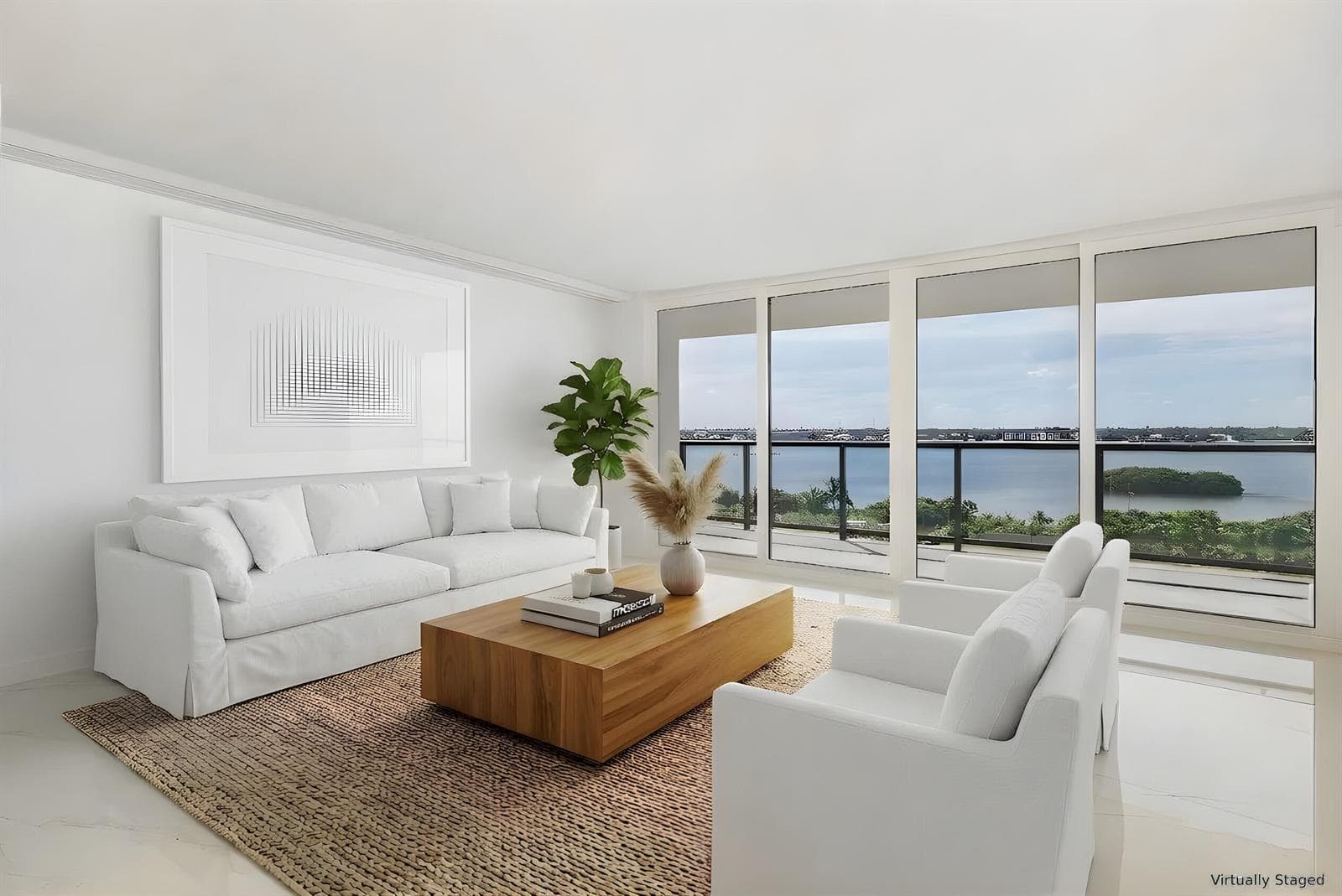 Virtually Staged with wall addition