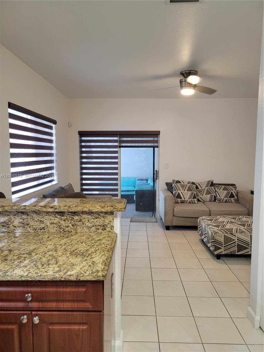 family room next to kitchen