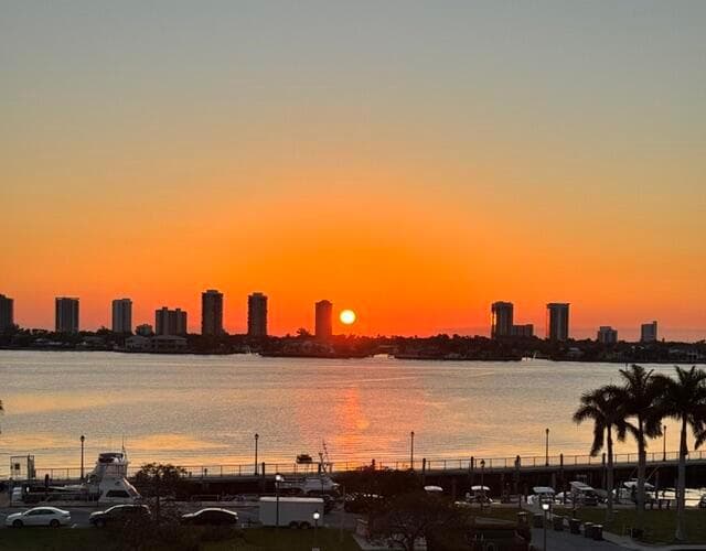 SUNRISE FROM BALCONY