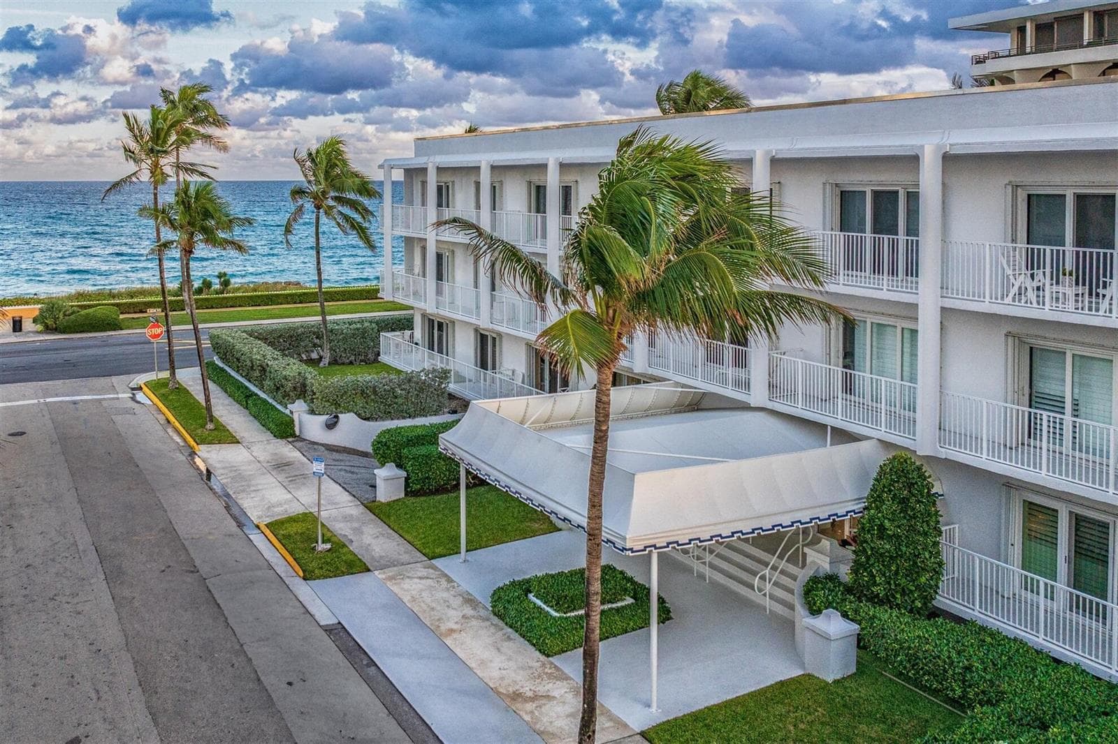 350 S Ocean Blvd_Drone Building Exterior