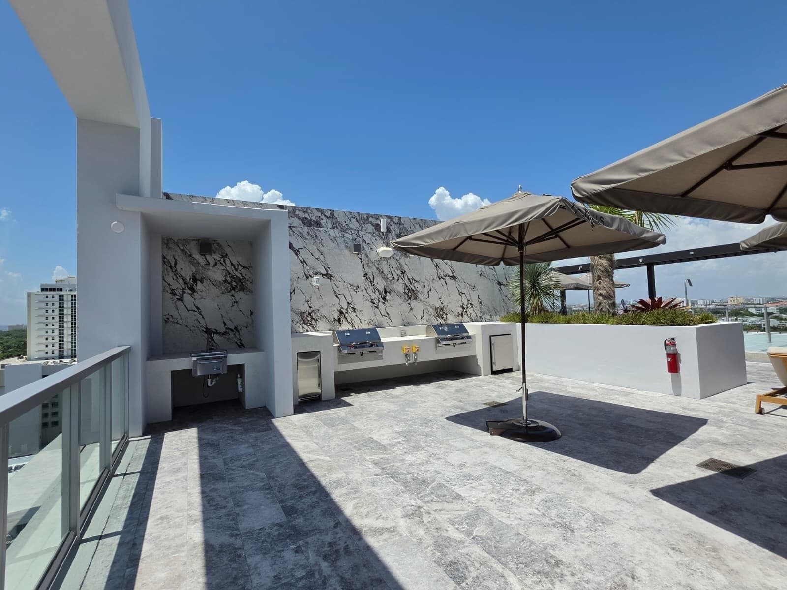 Rooftop BBQ Area