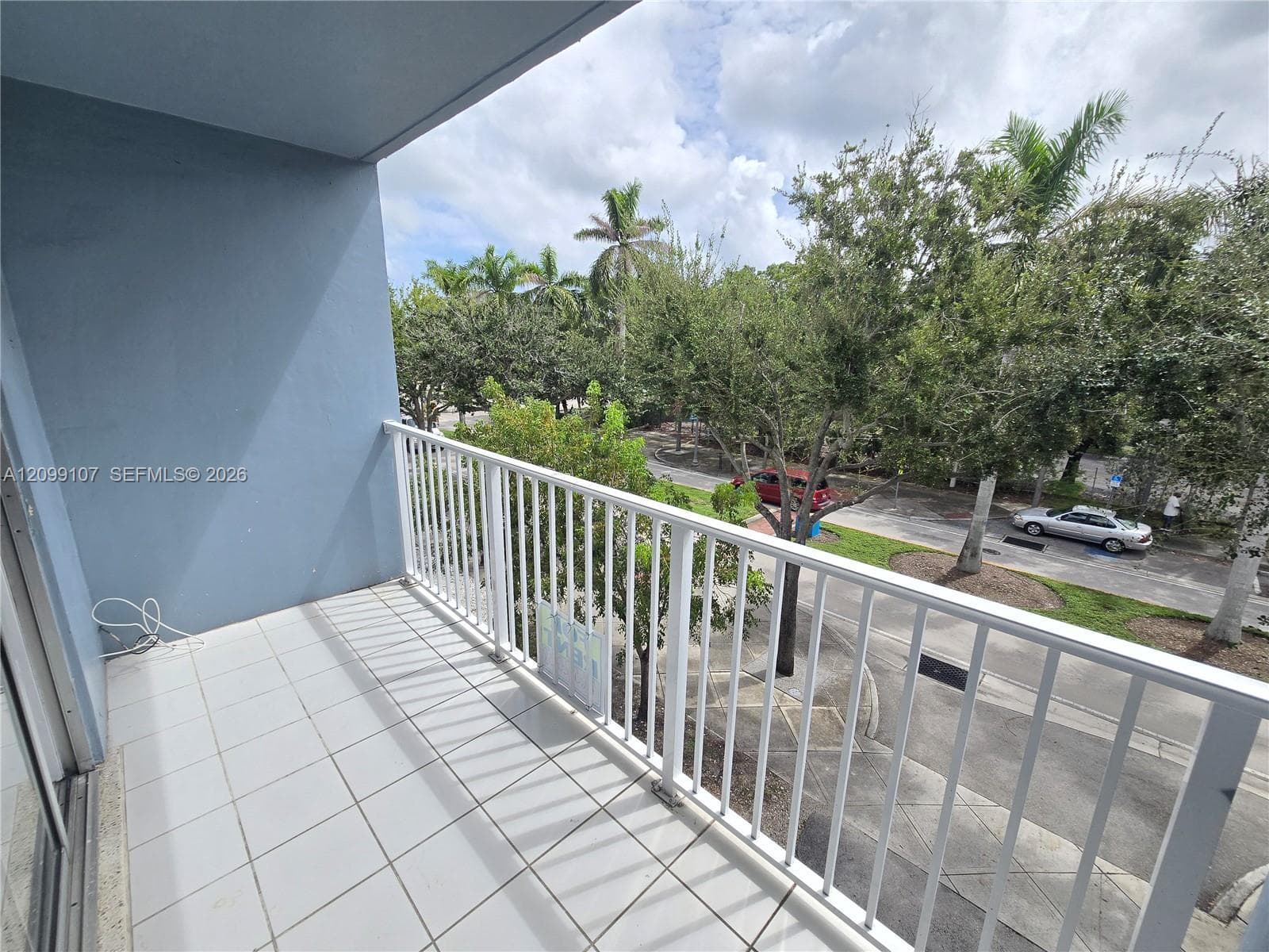 Large balcony