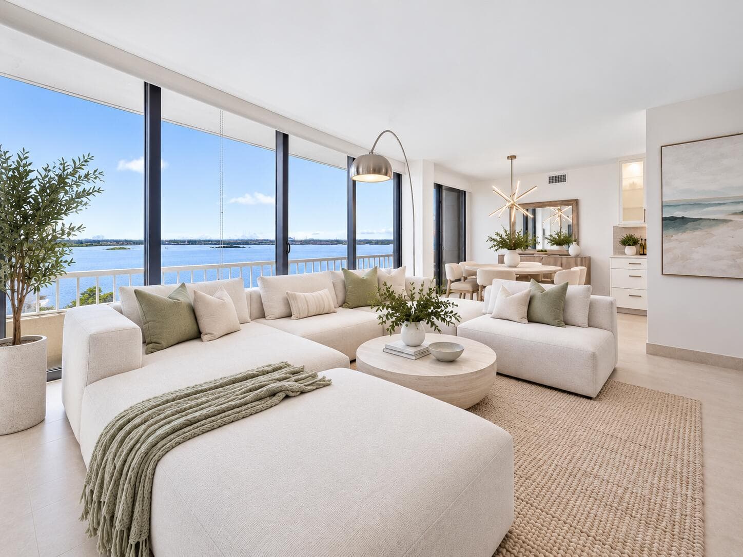 Living & Dining - Virtually Staged