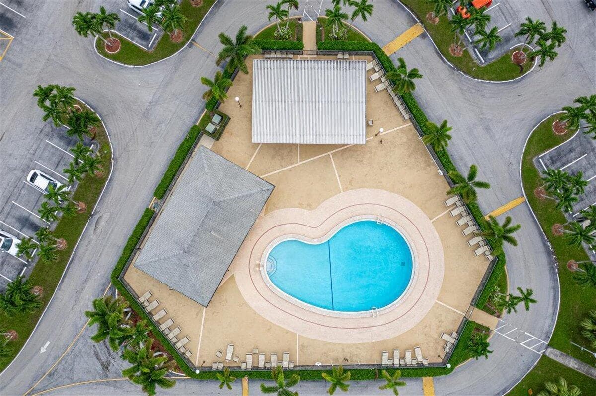 Aerial Pool View