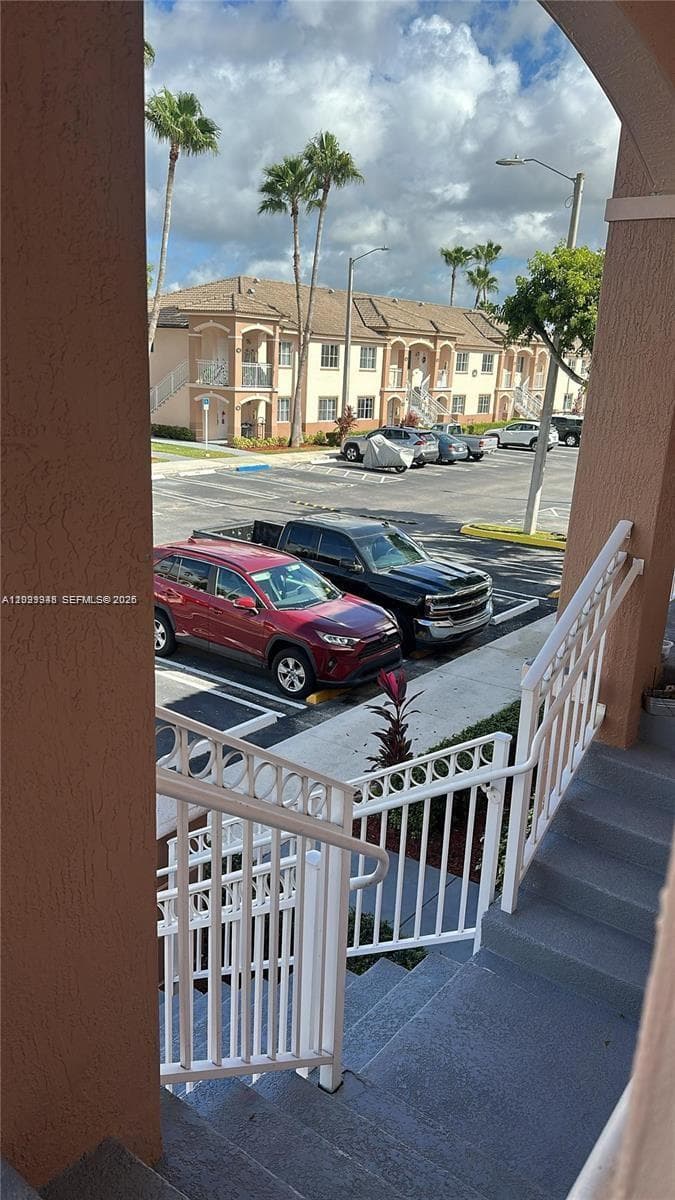 View from apartment entrance