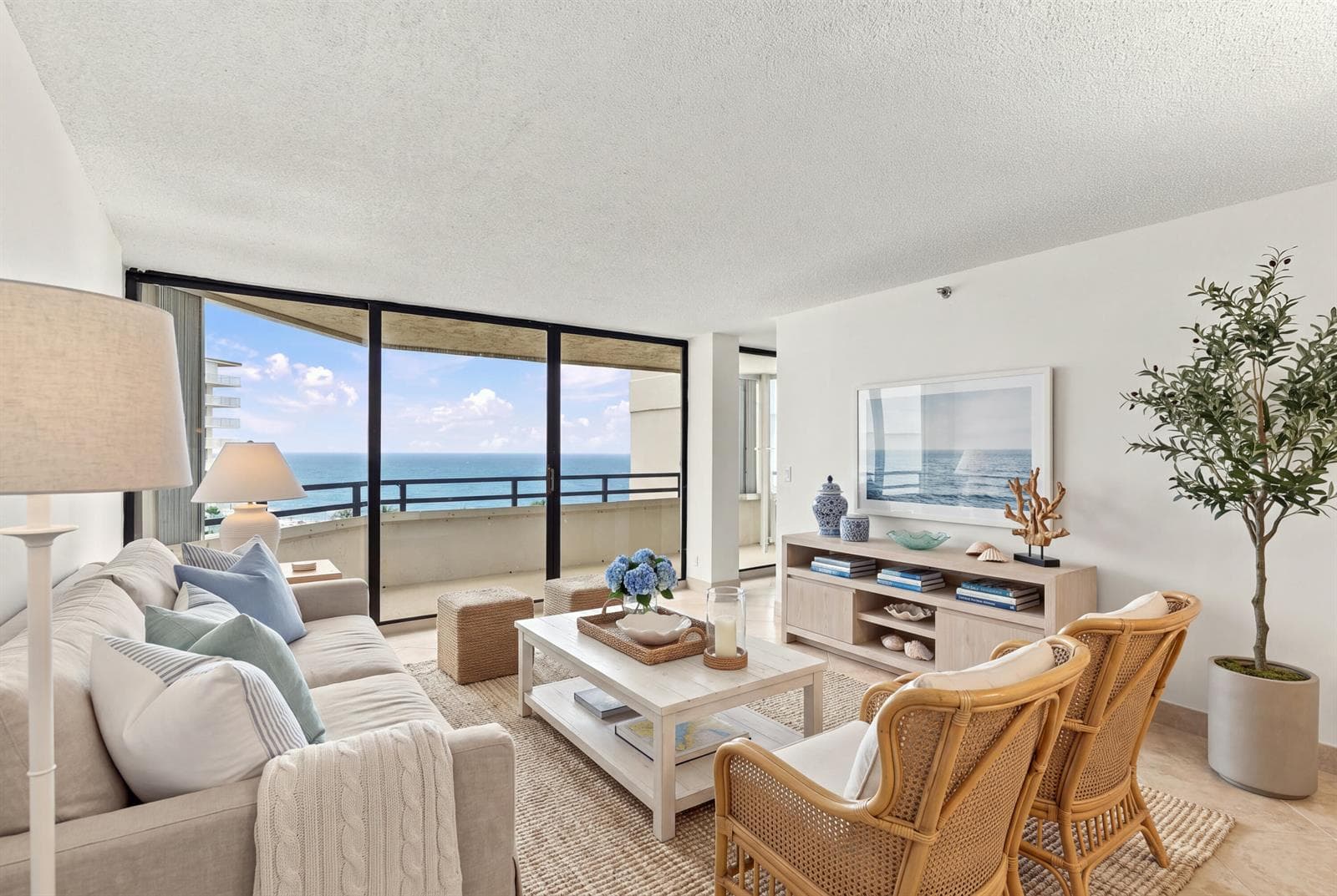 Living Room AI Staged