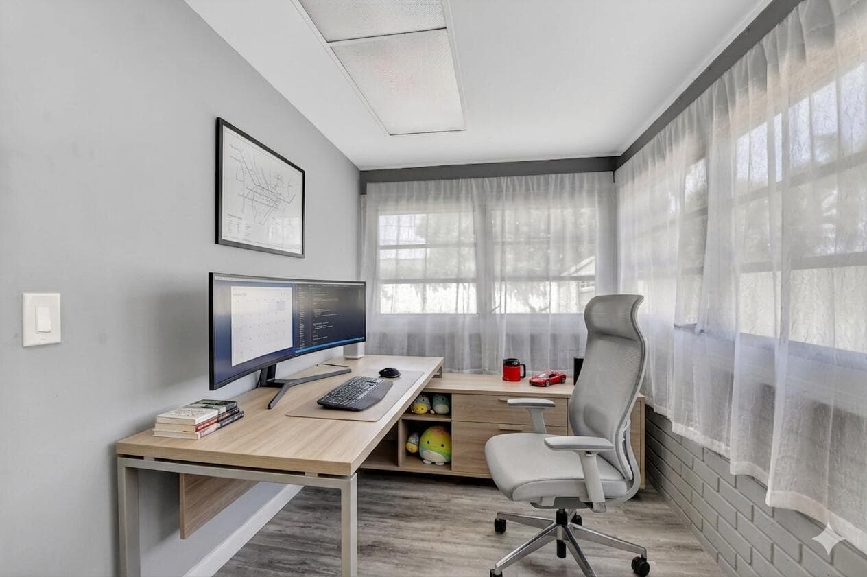 Office Digitally Staged (Option)