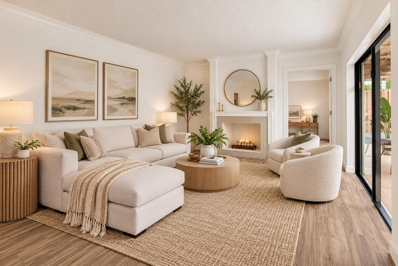 Coastal Modern Living Room Retreat