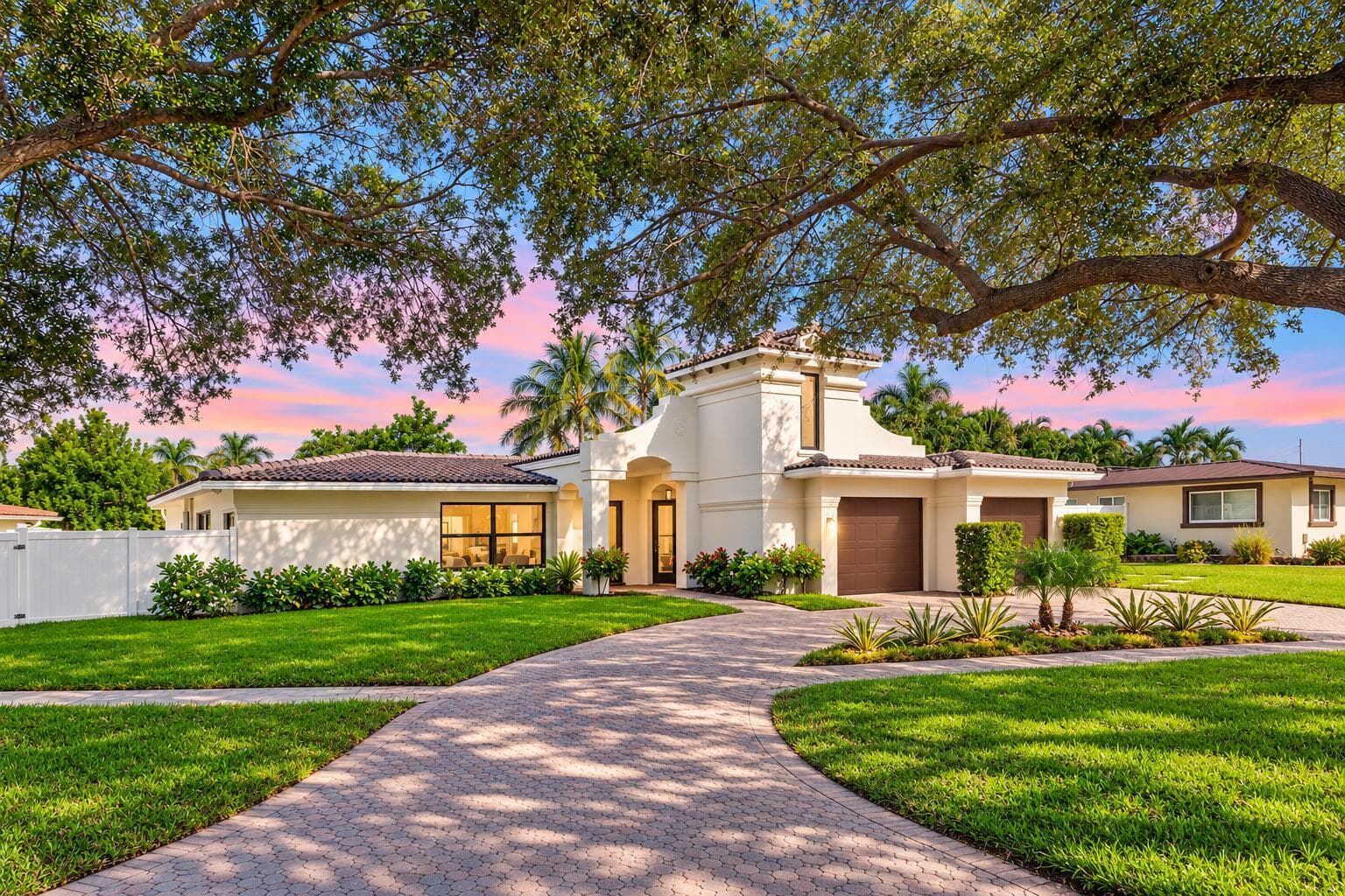 Exterior Circular Driveway