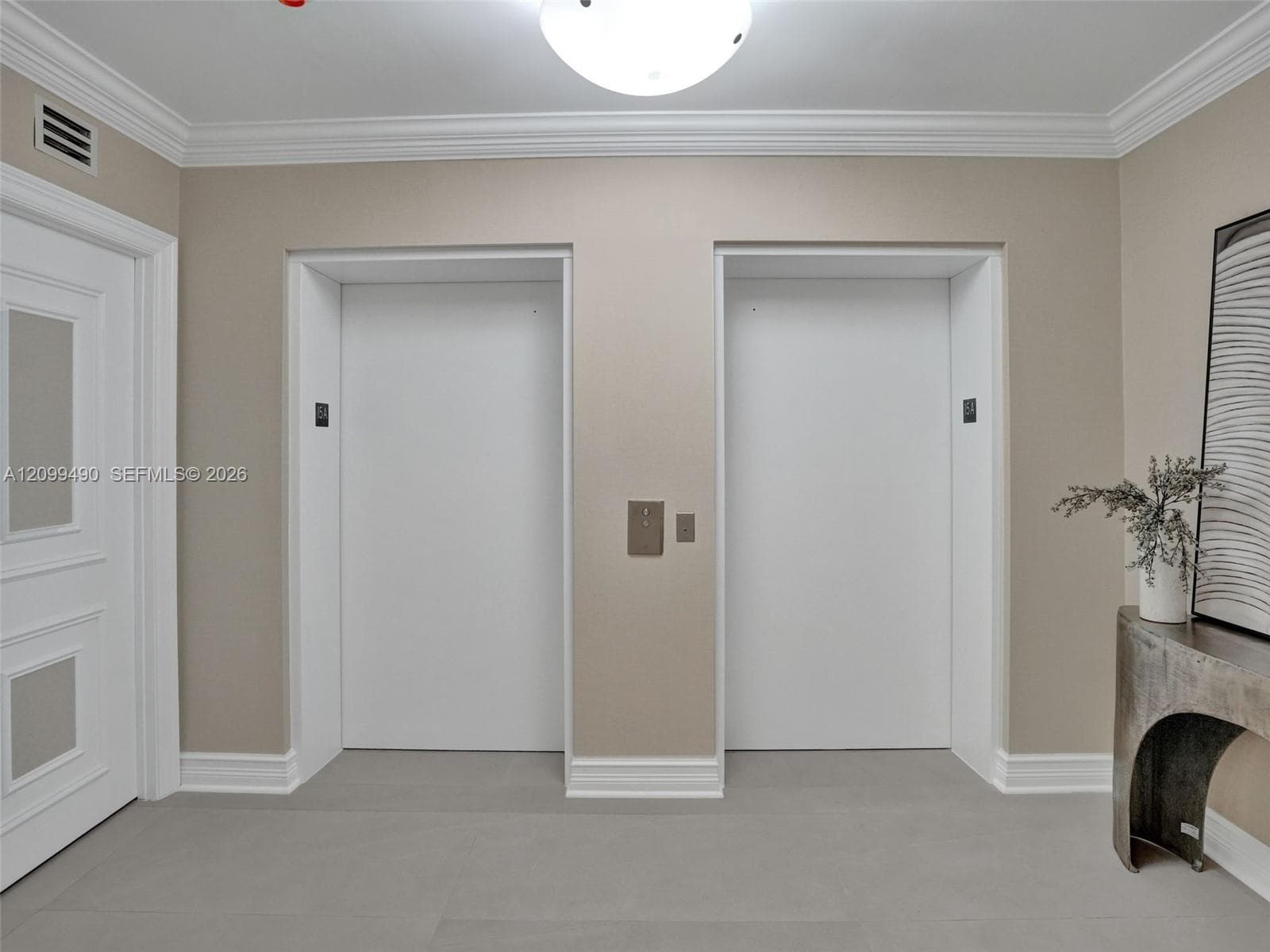 private elevator foyer