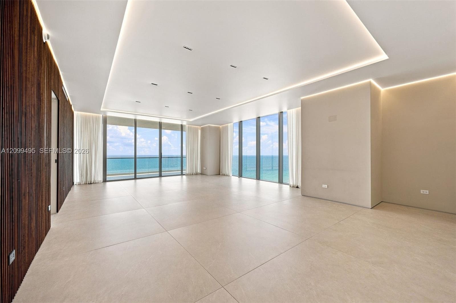 Living area with Ocean View from every angle.