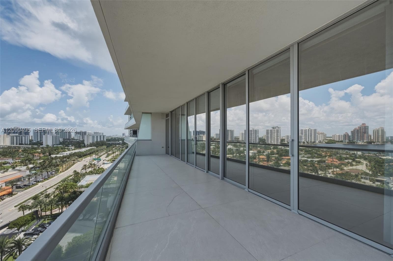 Third and Fouth bedroom terrace facing with Bay and City views.