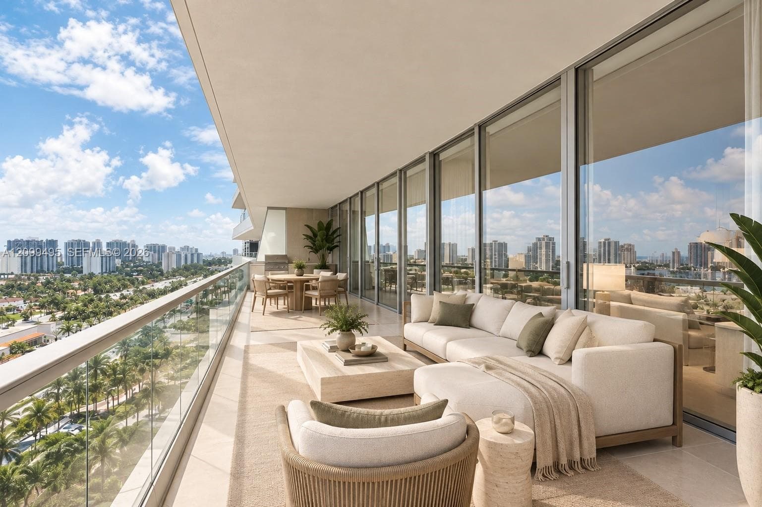 VIRTUALLY STAGED. Unit comes unfurnished.