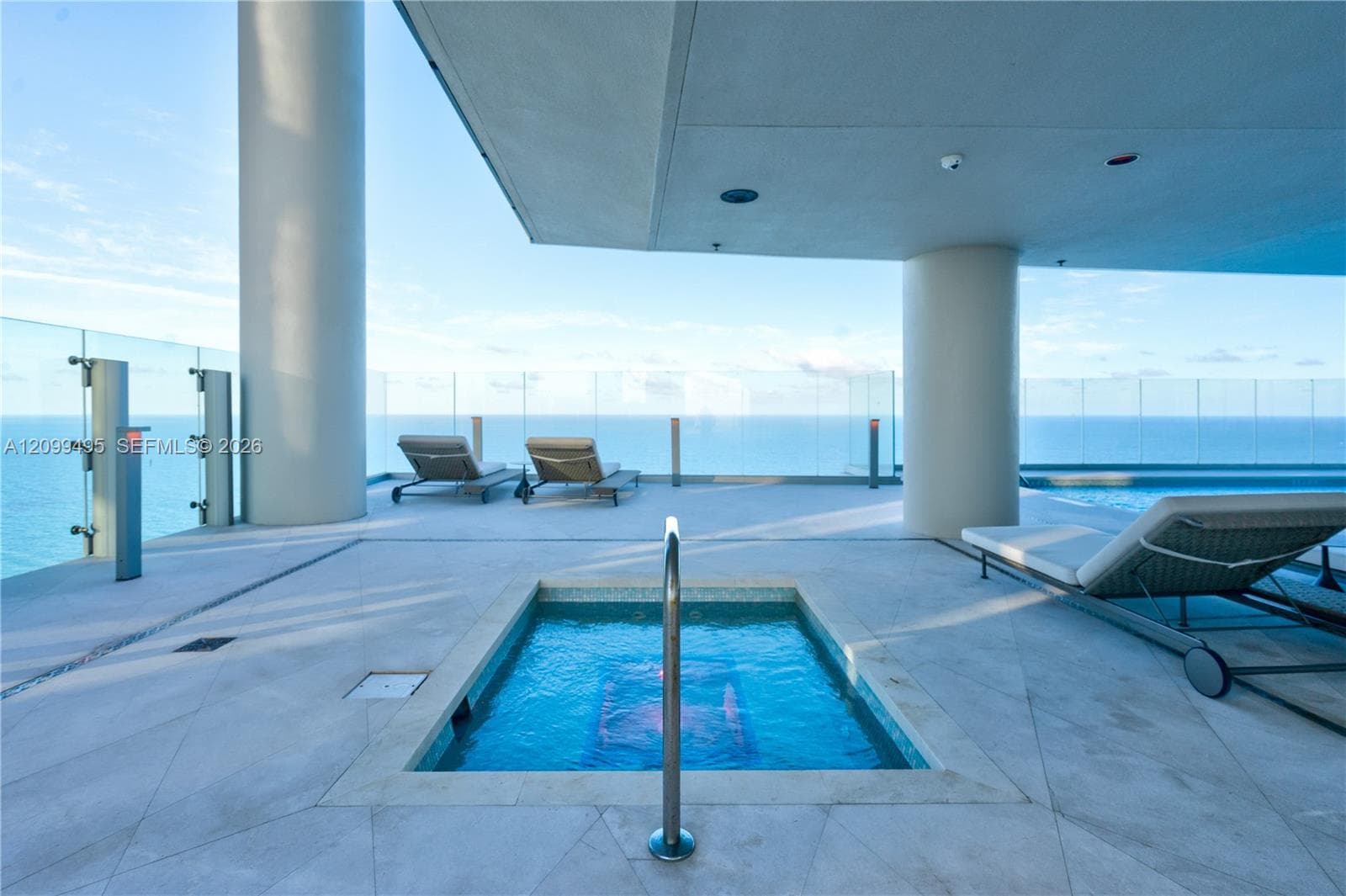 Two hydrotherapy spas, cold plunge, and more.