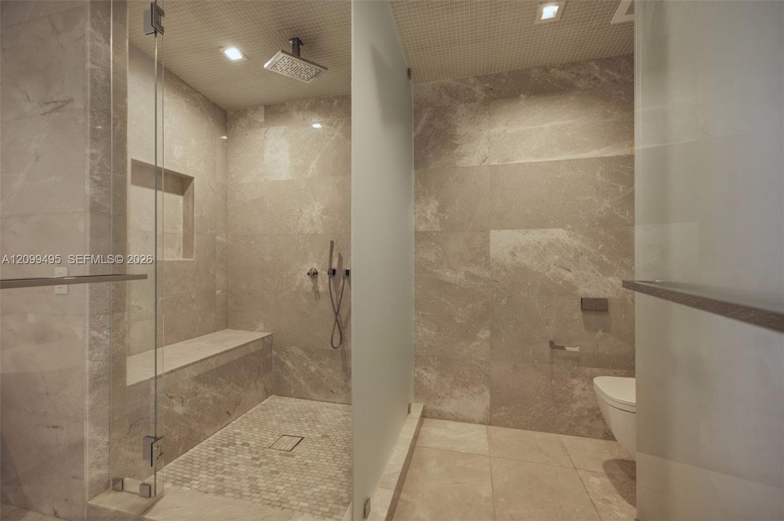 Master bathroom includes Steam shower