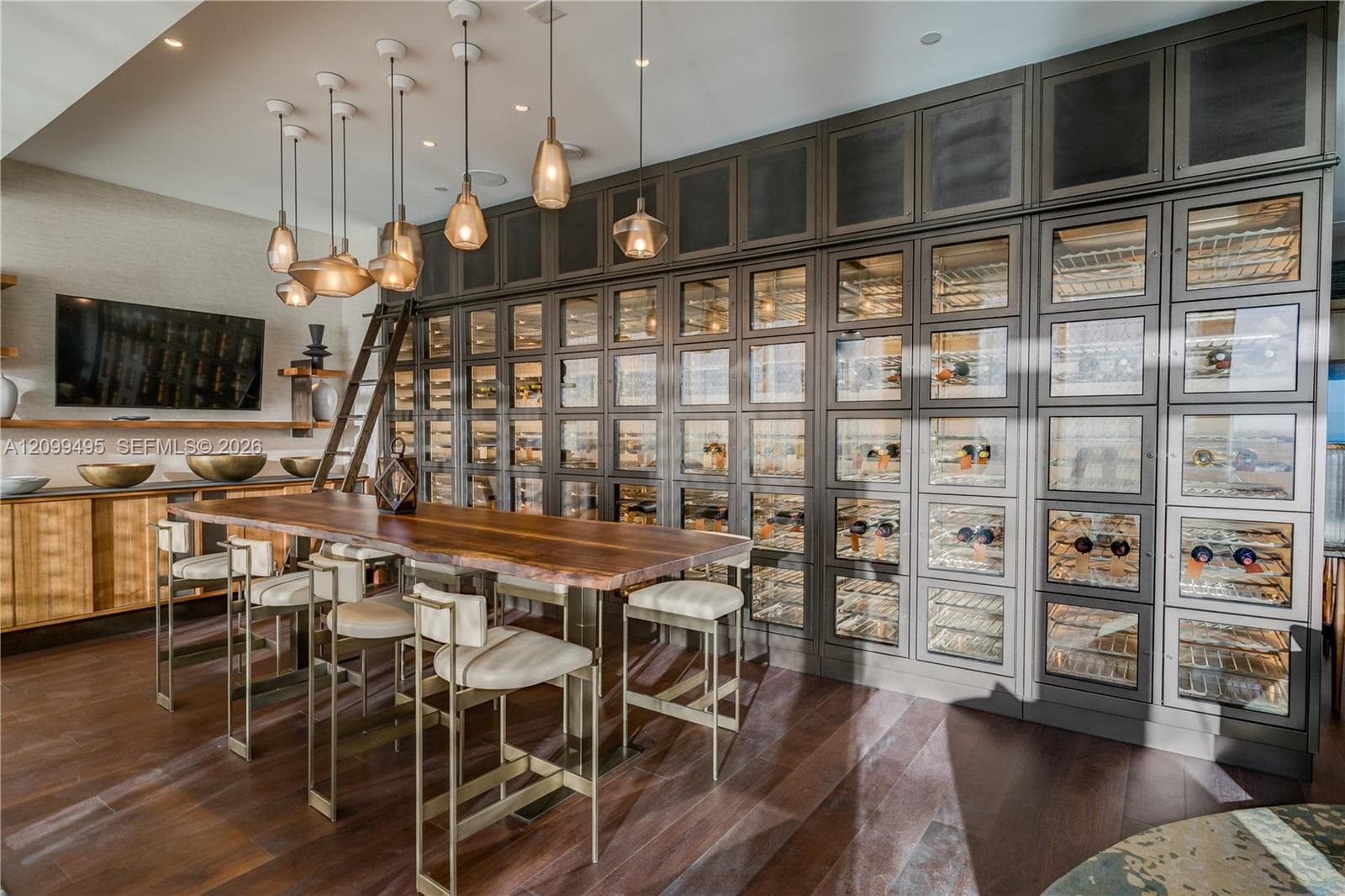 Private wine locker might be available for rent.