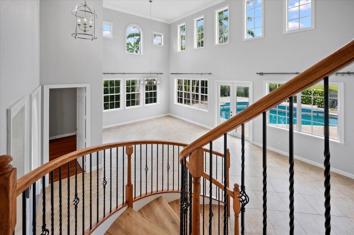 Staircase to Bedroom Area