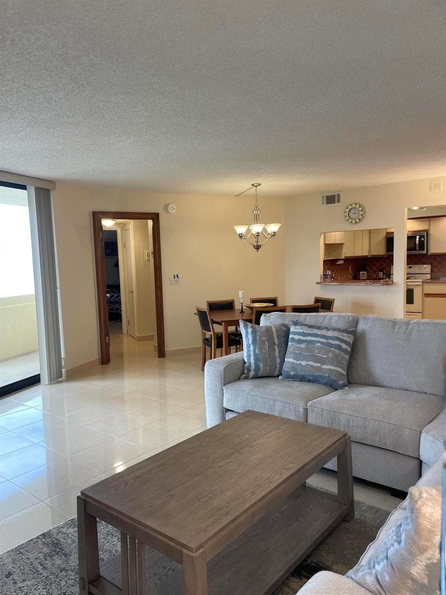 spacious living area