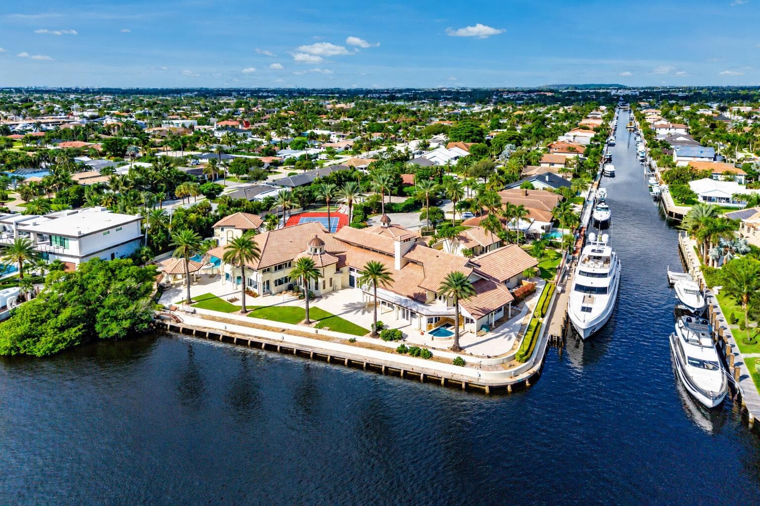 Waterfront Mansion and Yacht Haven