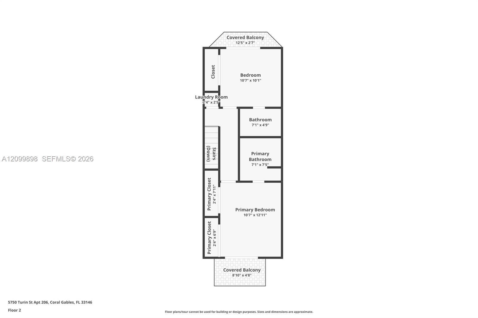 The second floor of Unit 206 is actually the 3rd floor of the building which is the top floor! No one is above you WALKING AROUND making NOISE!!!. Peace and quiet!!