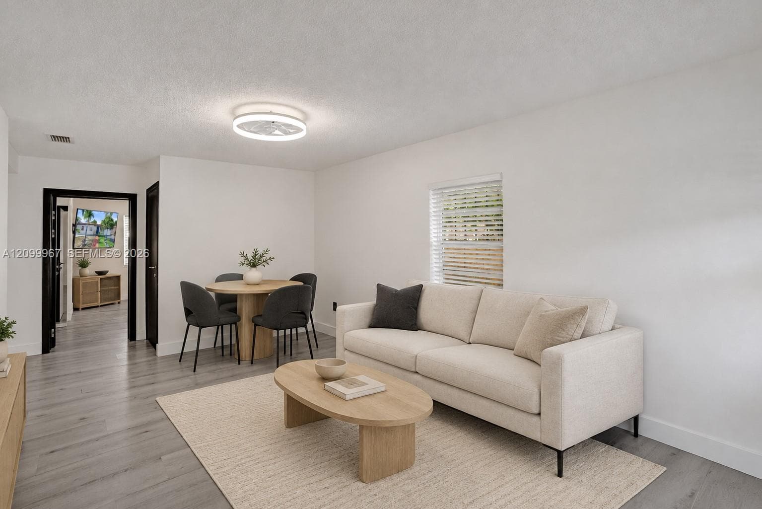 Living Room/Dining Room Virtually Staged