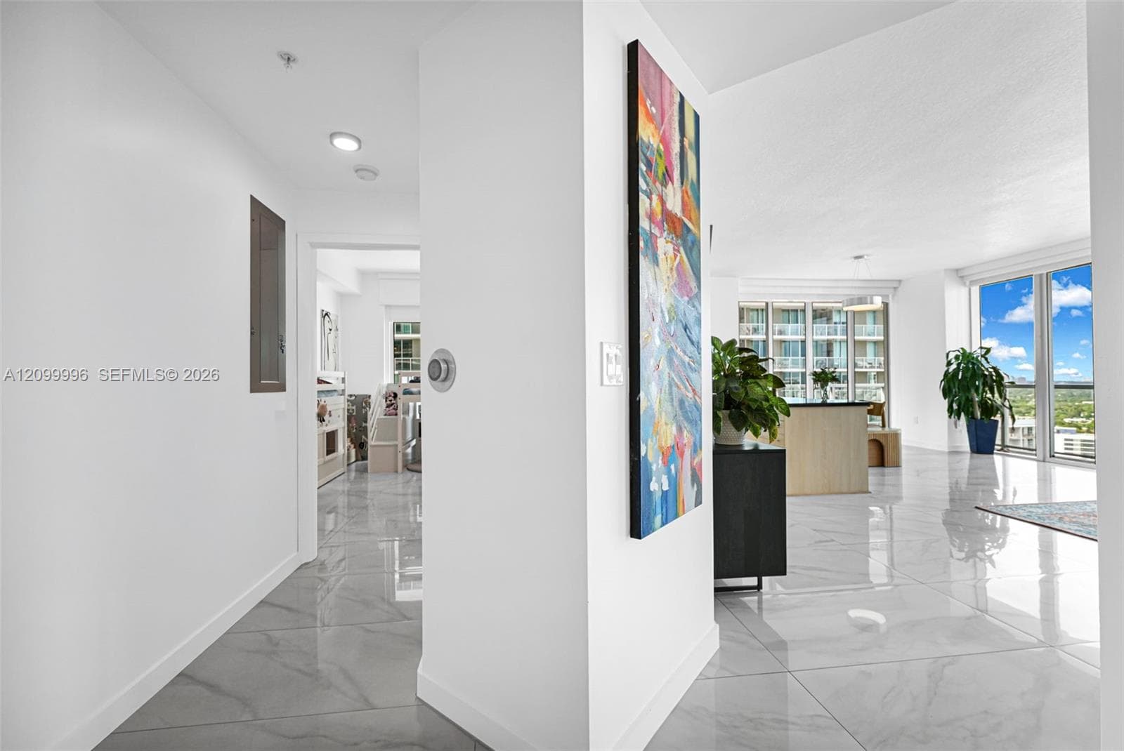 Hall to 2nd Bethroom