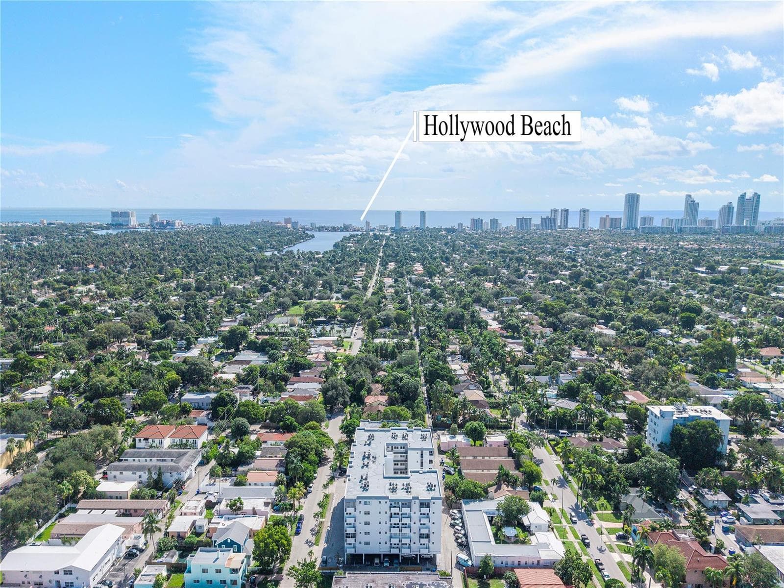 Approximately 2 miles to Hollywood Beach