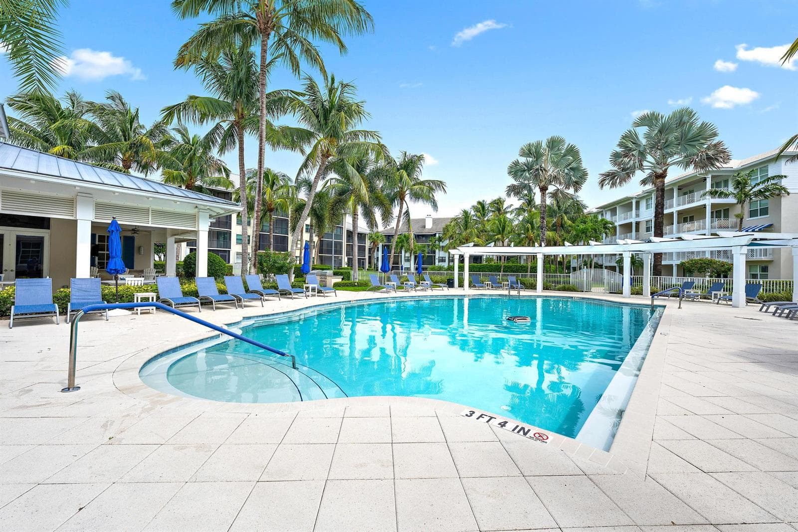 Resort style pool