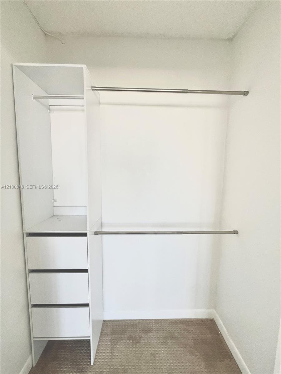 primary bedroom second closet