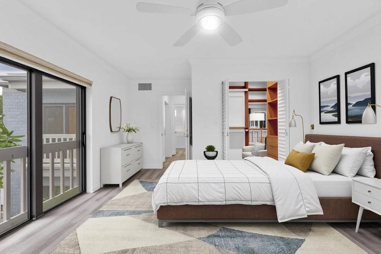 Primary Bedroom Virtually Staged