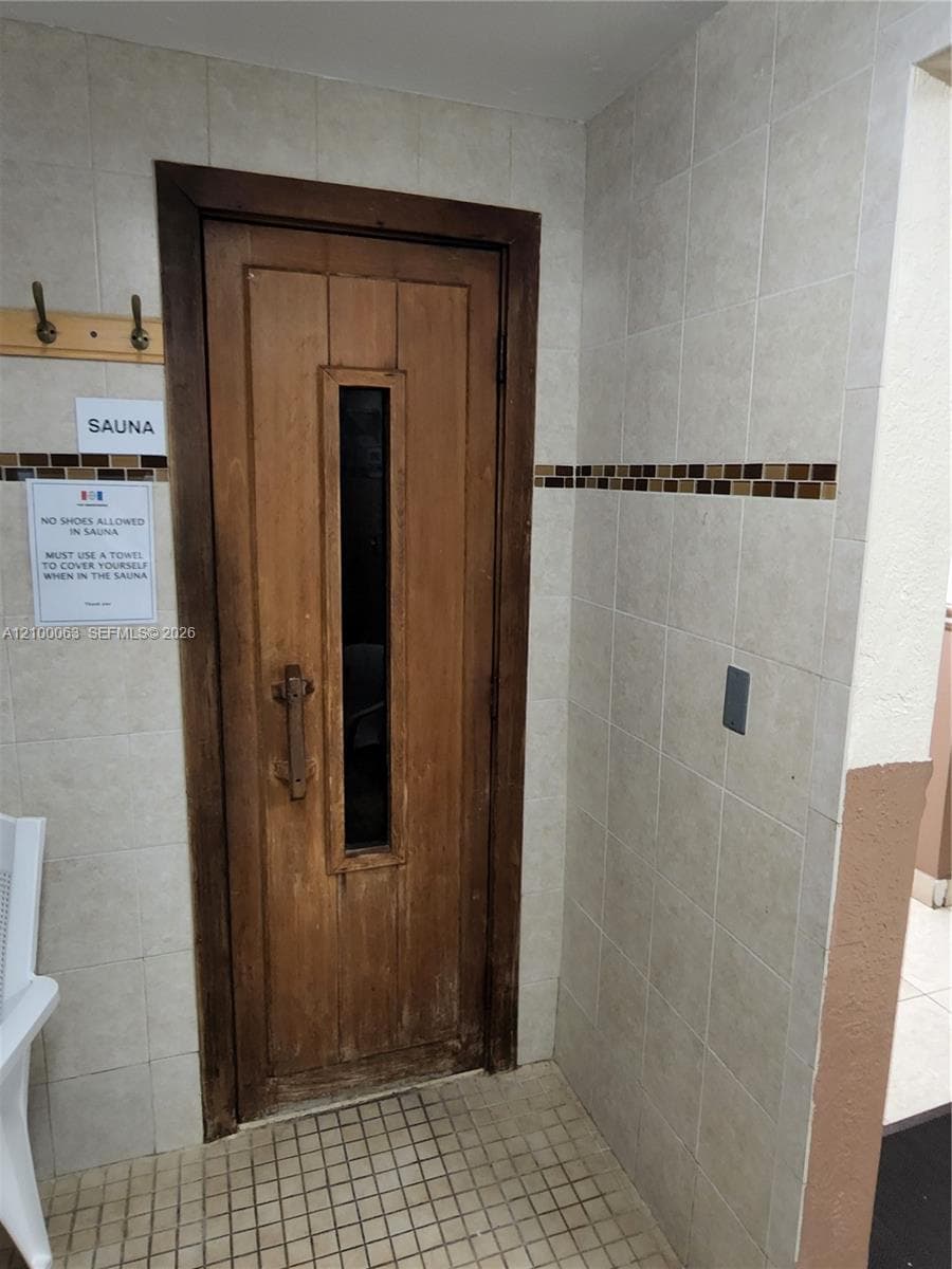 Sauna to relax in