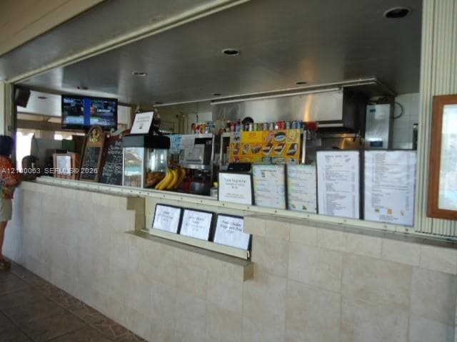 Ocean side pool snack bar