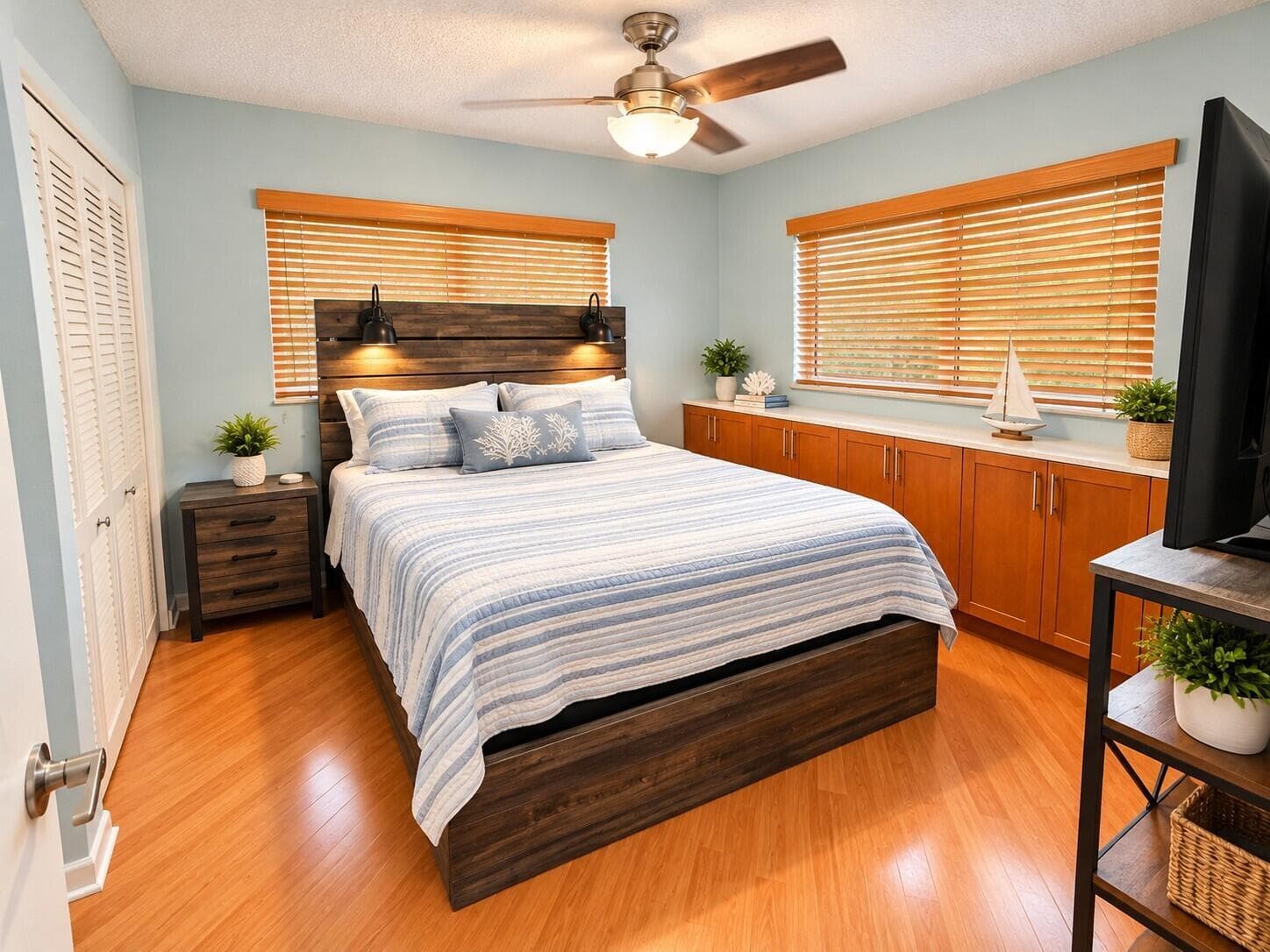 Coastal Modern Bedroom Retreat