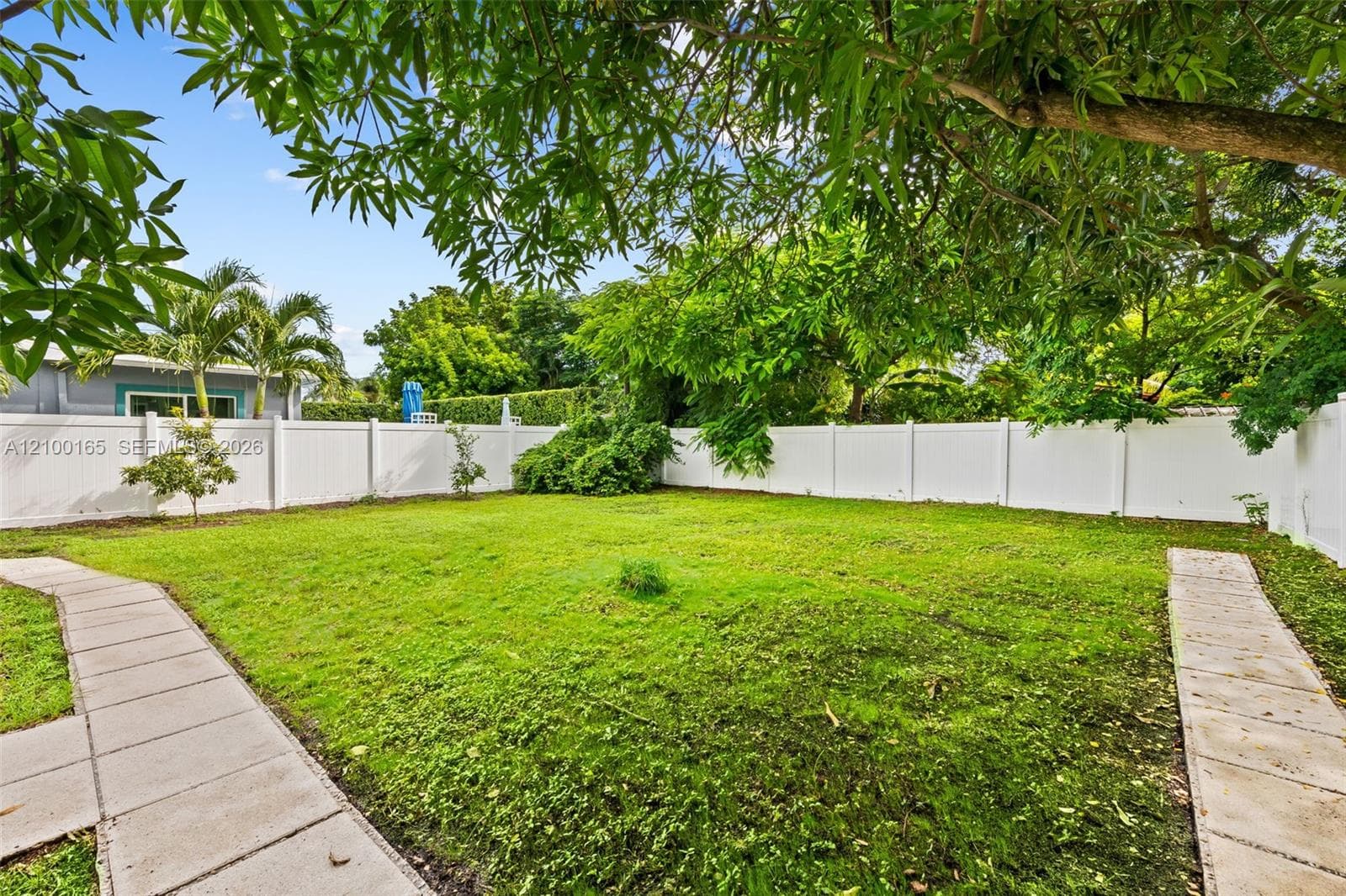 Fully Fenced Backyard