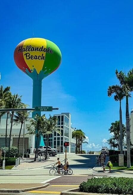 hallandale beach water tower