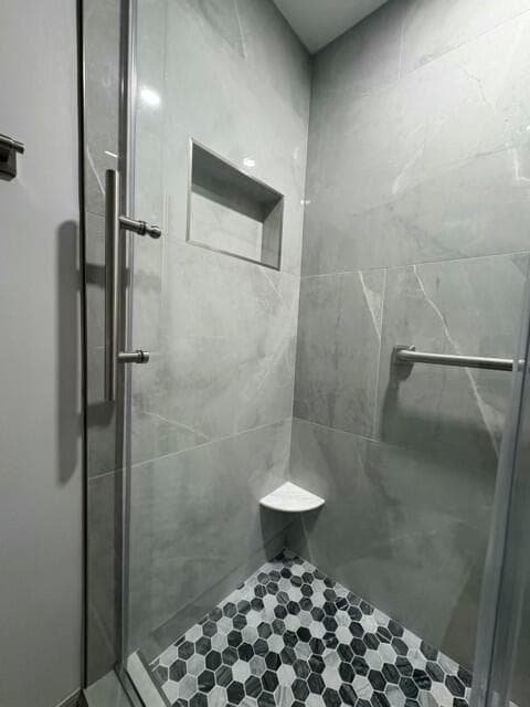 Shower in Main Bathroom