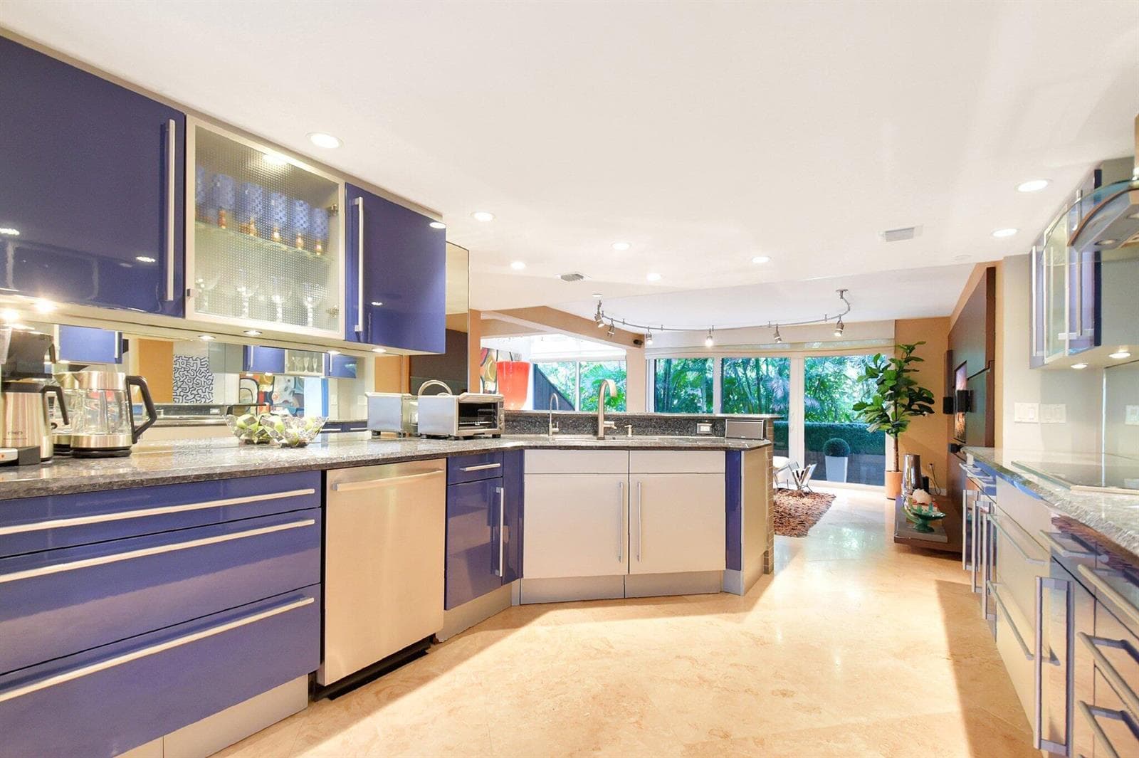 Open Kitchen Overlooking the Living Room