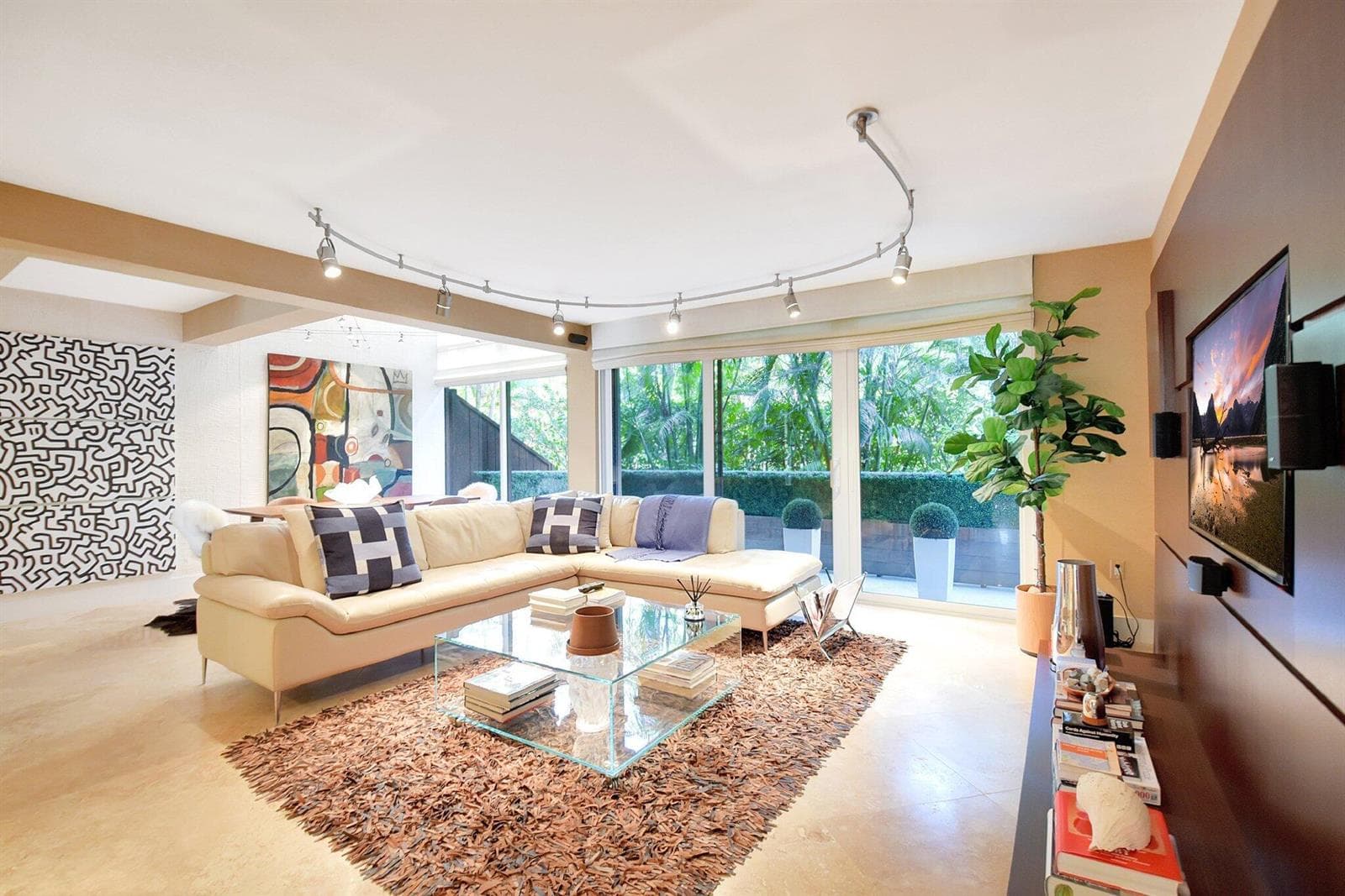 Stylish Living with Lush Views
