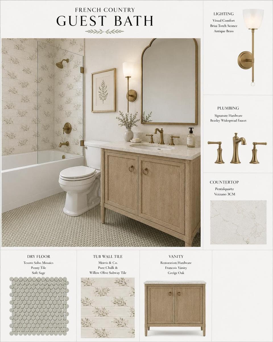 Guest Bath Rendering 2