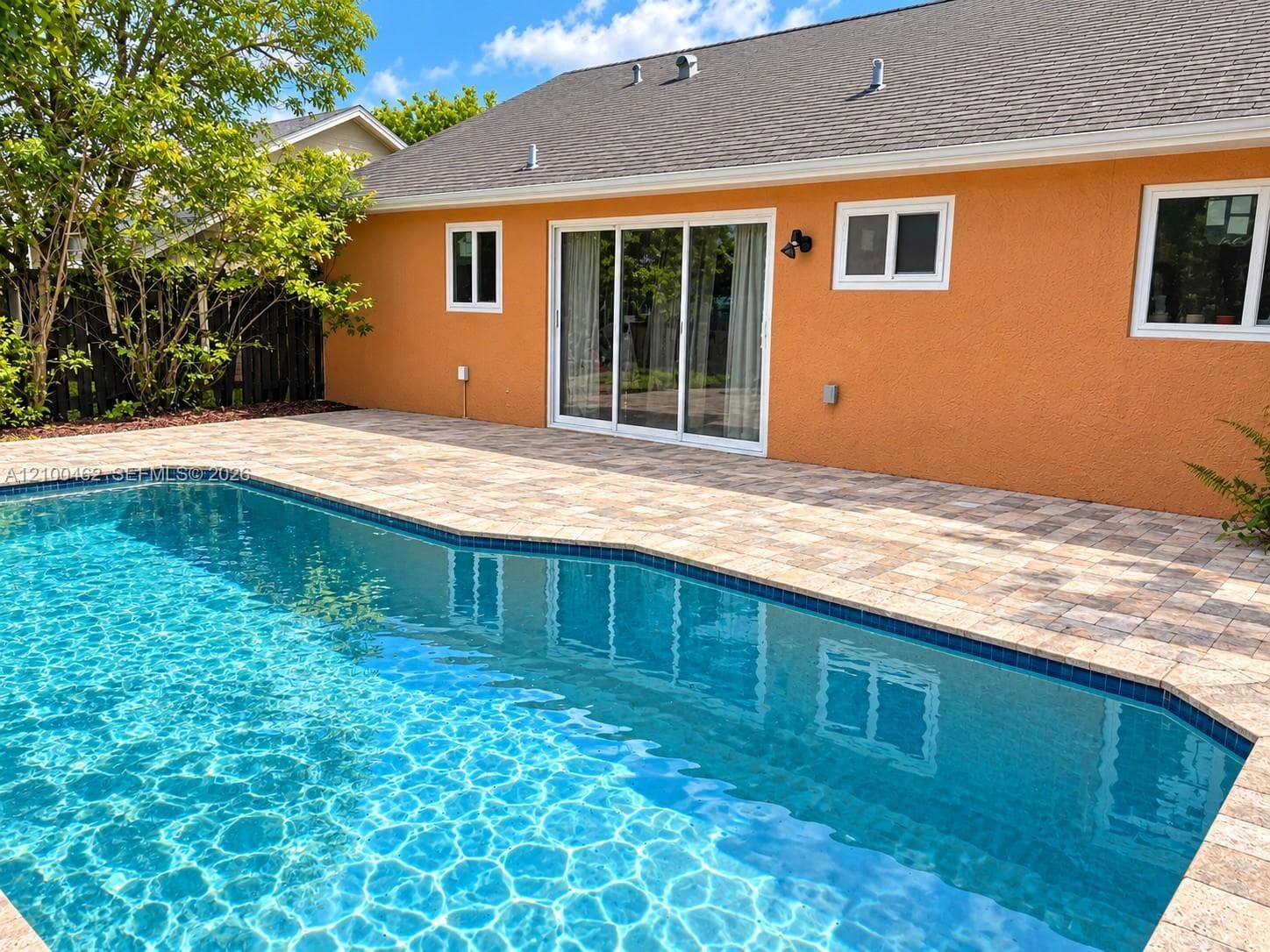 Pool water rendering with Ai virtual to show potential