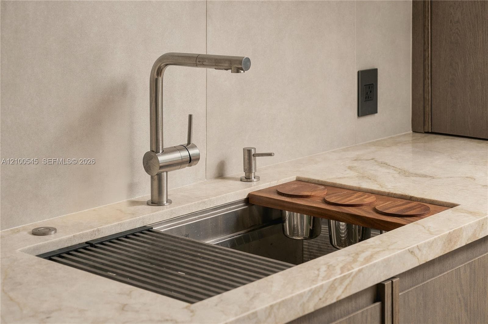 One of Two Chef's sinks