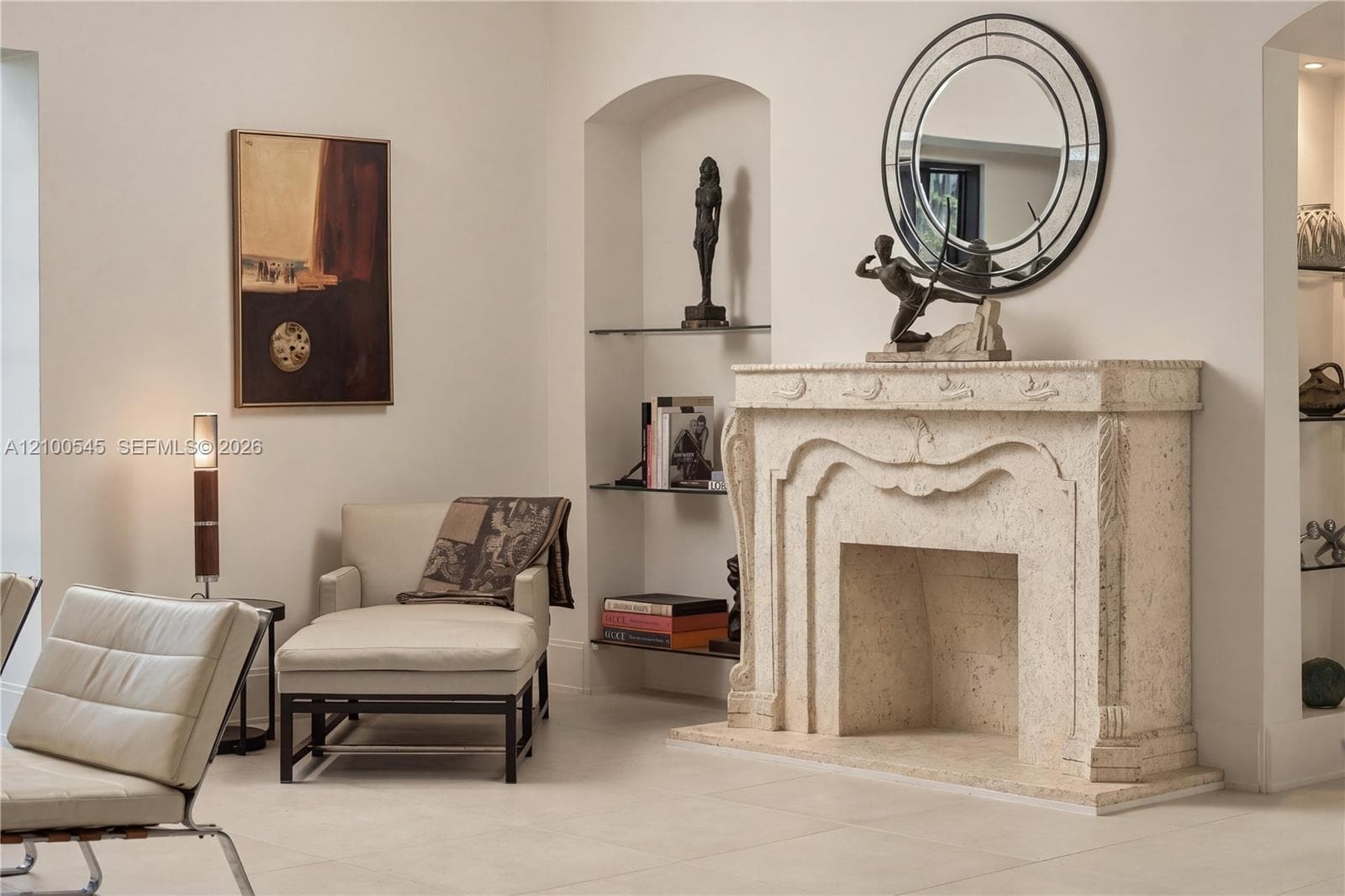 Stone Fireplace