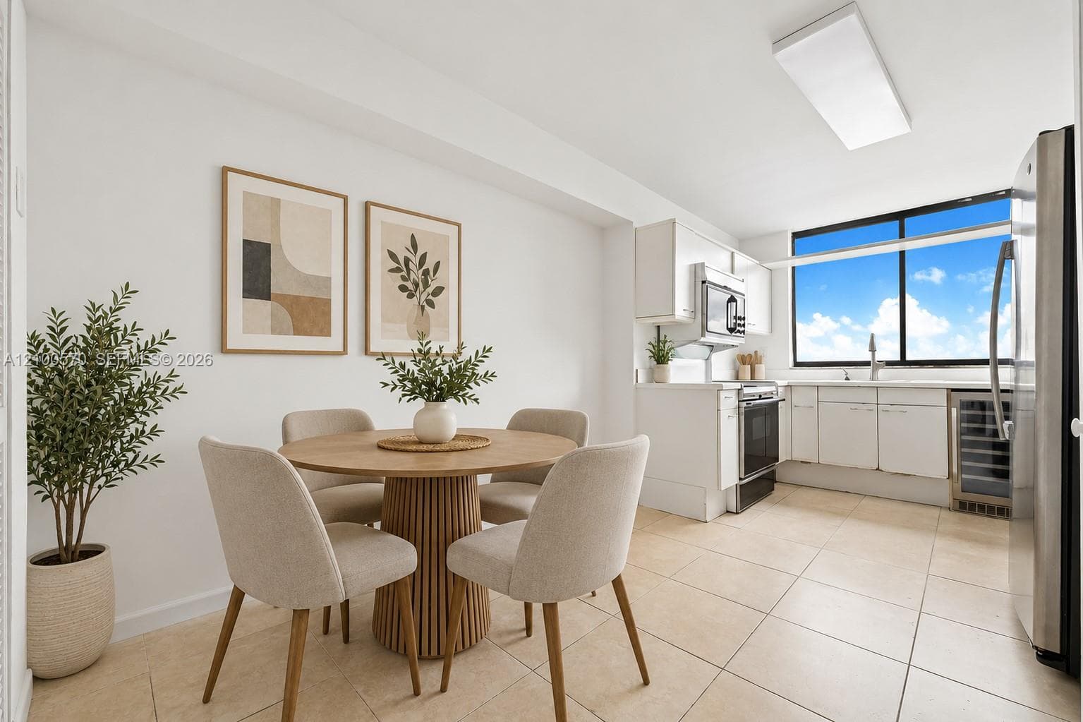 Spacious Eat-In Kitchen (Virtually Staged)