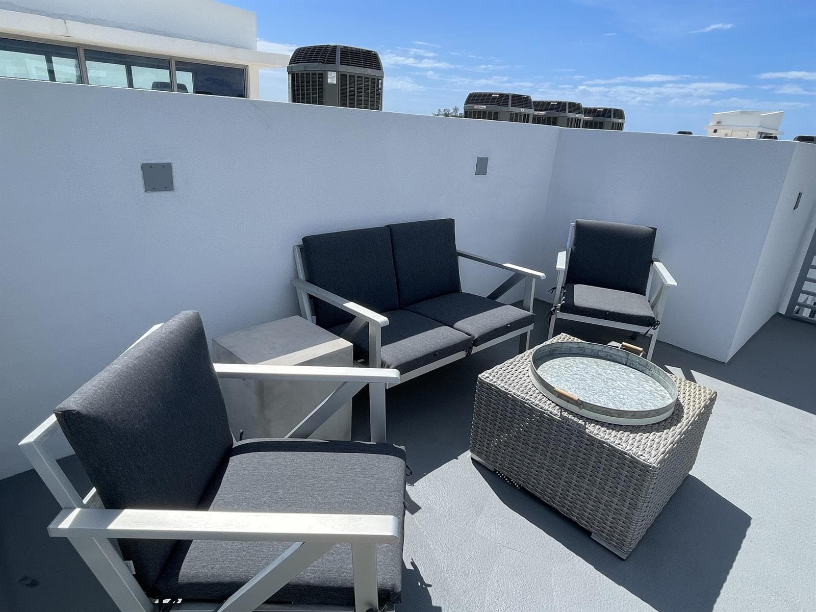 Rooftop patio