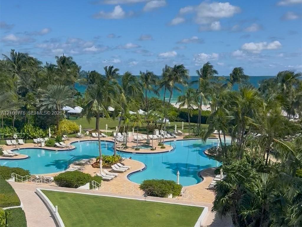 view from balcony